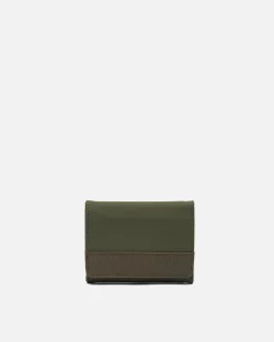 Cartera con compartimento para billetes, tarjetas y monedas