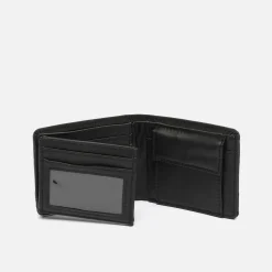 Cartera con compartimento para billetes, tarjetas y monedas
