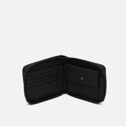 Cartera con compartimento para billetes, tarjetas y monedas