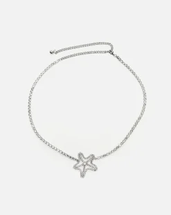 Cinturón de cadena con brillantes