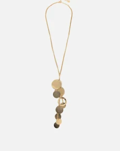 Collar largo con colgantes