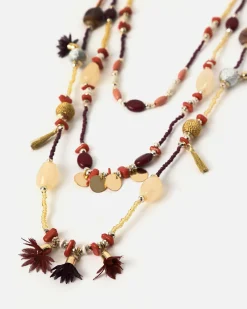 Collar largo múltiple