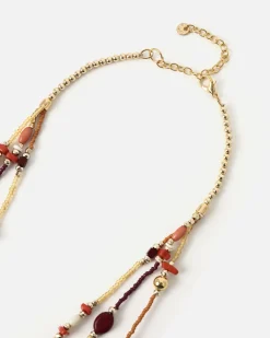 Collar largo múltiple