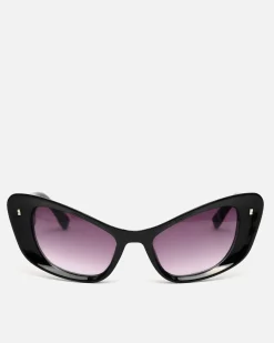 Gafas de sol cat eye con montura de pasta