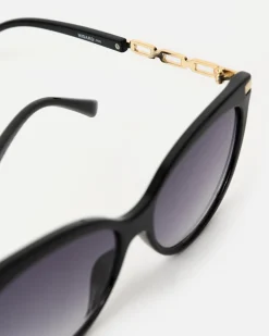 Gafas de sol cat eye con montura de pasta