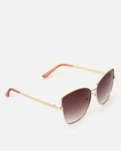 Gafas de sol cuadradas con montura metálica