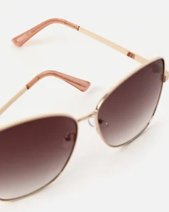 Gafas de sol cuadradas con montura metálica