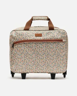 Maletín con ruedas estampado