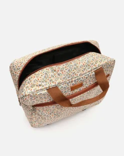 Maletín con ruedas estampado
