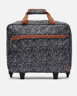 Maletín con ruedas estampado
