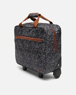 Maletín con ruedas estampado