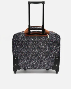 Maletín con ruedas estampado