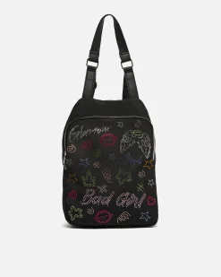 Mochila antirrobo con detalles brillantes