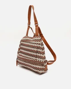 Mochila antirrobo con estampado jacquard