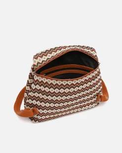 Mochila antirrobo con estampado jacquard