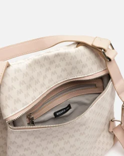 Mochila antirrobo con estampado monograma