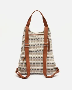 Mochila antirrobo con estampado jacquard