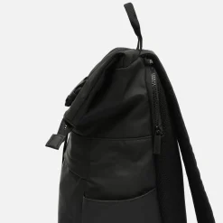 Mochila con solapa en nylon con bolsillo para portátil (15,6