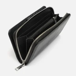 Monedero grande con detalles metalizados