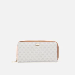 Monedero grande con estampado monogram