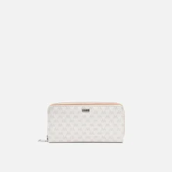 Monedero grande con estampado monogram