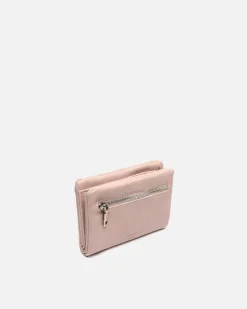 Monedero mediano con detalles metálicos
