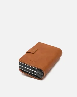 Monedero pequeño con doble compartimento para tarjetas y billetes