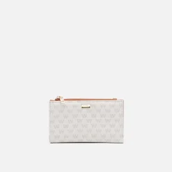 Monedero pequeño con estampado monogram