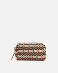 Neceser con estampado jacquard