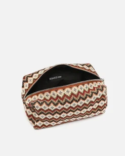Neceser con estampado jacquard