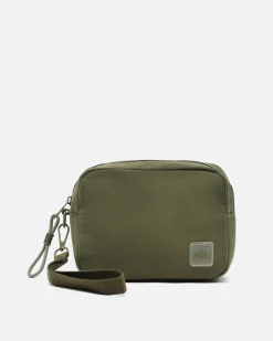 Neceser de viaje en nylon con asa de mano