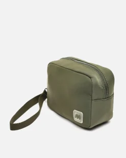 Neceser de viaje en nylon con asa de mano