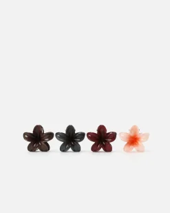 Pack de pinzas de pelo pequeñas en forma de flor