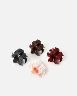 Pack de pinzas de pelo pequeñas en forma de flor