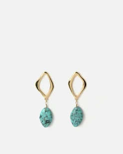 Pendientes con piedra