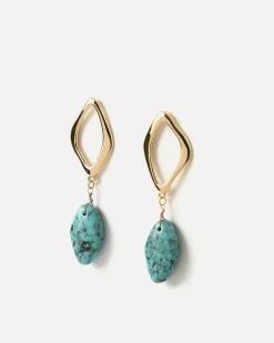 Pendientes con piedra
