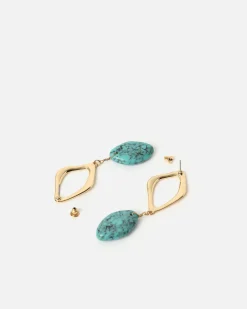 Pendientes con piedra
