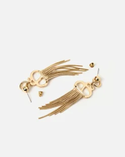 Pendientes largos serpiente