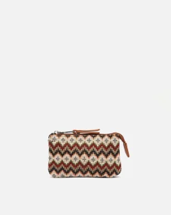 Portamonedas con estampado jacquard