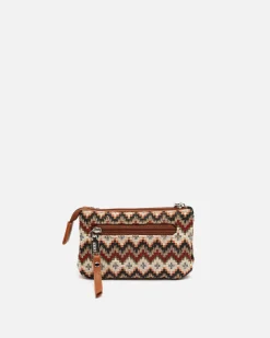 Portamonedas con estampado jacquard