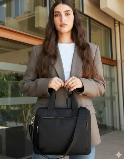 Portaordenador estilo shopper (13.3
