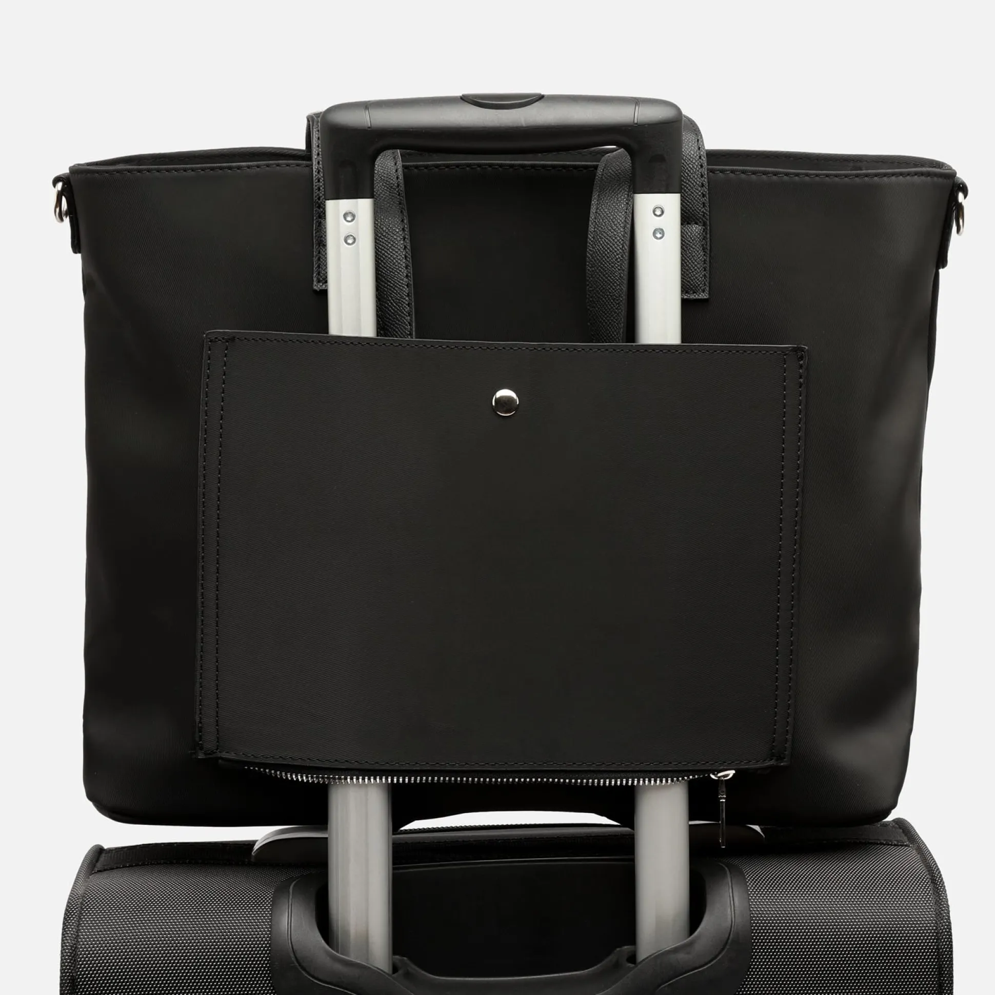 Portaordenador shopper con funda extraíble en nylon (13,3")
